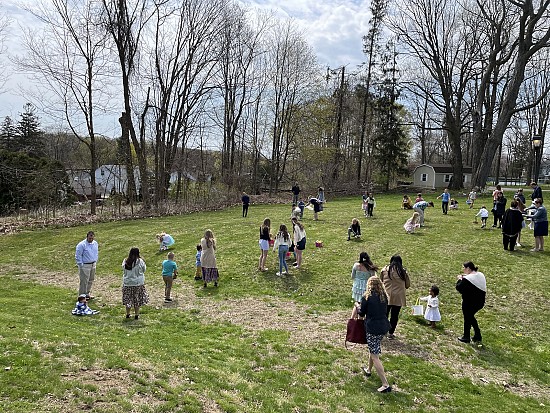 Scenes from the Egg Hunt