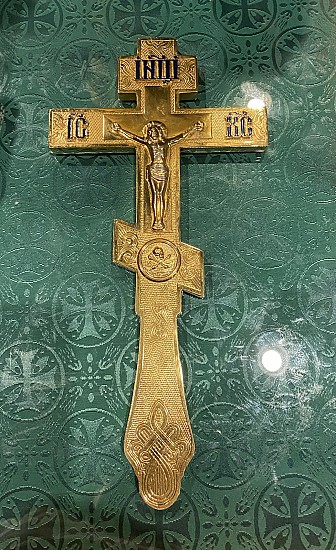 Cross that will be used in the altar